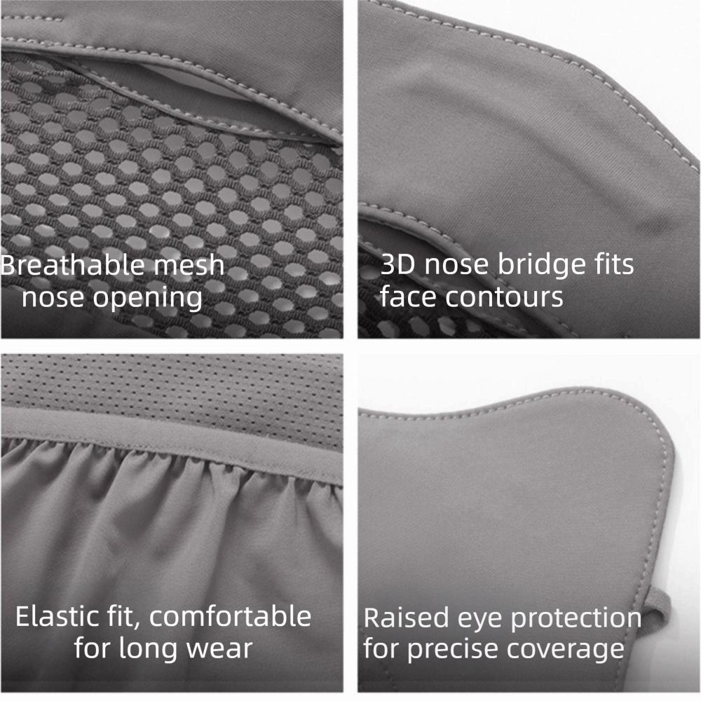 Breathable Sunscreen Mask Neck Anti UV Face Gini Mask Elastic Face Cover  Cycling