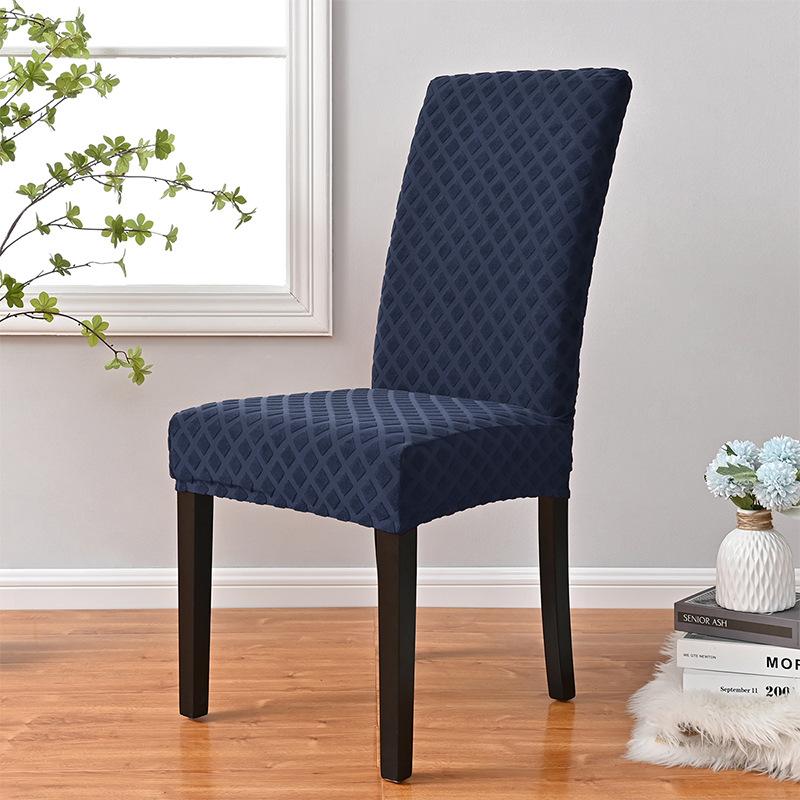 Толстый скандинавский чехол на стул со спинкой, выдвижной чехол на обеденный стул, эластичный чехол на стул для кухни, столовой, офиса
