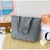 Large Size Shoulder Bag Vintage Shopping Storage Bag Casual Canvas Handbag  Student