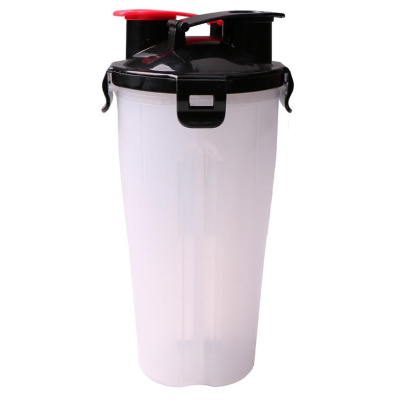 Дорожная бутылка для воды для домашних животных 2 в 1, складная миска для корма, чашка для напитков, контейнер для еды, силиконовая уличная портативная кормушка двойного назначения для кошек и собак