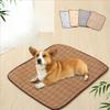 Pet Mat Multi-color Spring and Summer Double-sided Rattan Mat Teddy Golden Retriever Kennel Mat Cat Cooling Mat