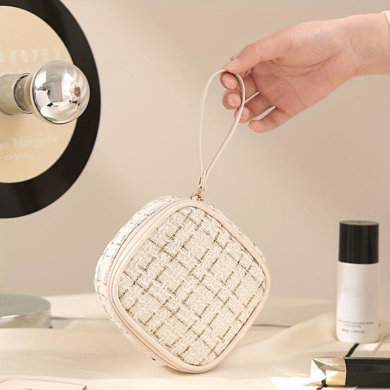 Сумка для макияжа, маленькая сумка для ароматной помады, легкая роскошная сумка для хранения косметики, портативная дорожная сумка для хранения