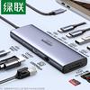 Ugreen 6-в-1 концентратор Type-C с HDMI, Ethernet, кардридером и USB 3.0