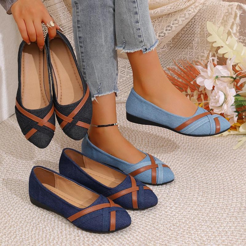 Spring Summer Breathable Comfortable Flat Shoes Anti Slip Soft Soled Women's Shoes Casual Shoes