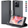 RFID Blocking Wallet Case Business Side-Clasp Flip Leather Phone Case for Xiaomi Redmi Note 14 13 12 11 10 Magnetic Wireless Charging for OPPO Realme