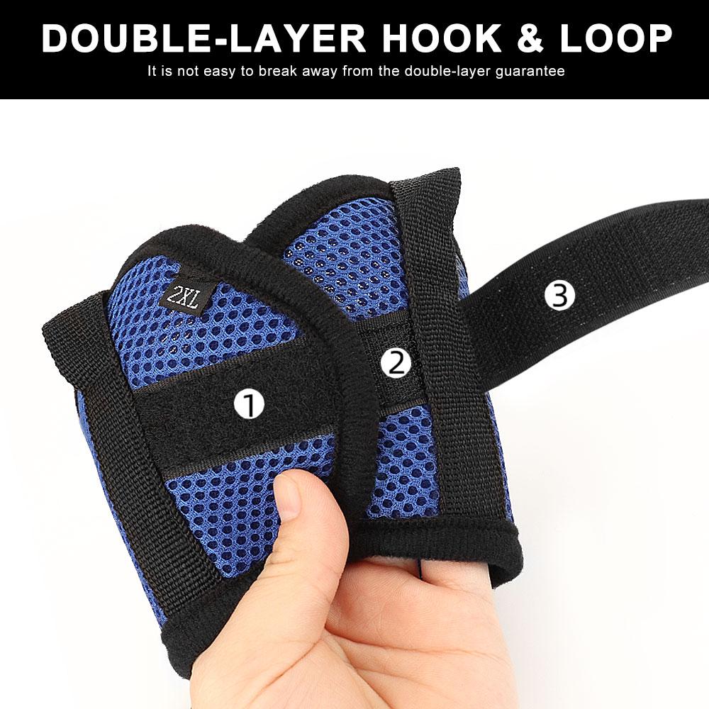 Сетчатый нейлоновый намордник для собак, регулируемый, маленький, средний, большой, намордник для собак, аксессуары для домашних животных, дышащая, антилай, маска для рта для щенков