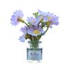 Mini Flower Vase Car Dashboard Decor Cute Center Console Accessory with Adhesive Realistic Micro-Landscape