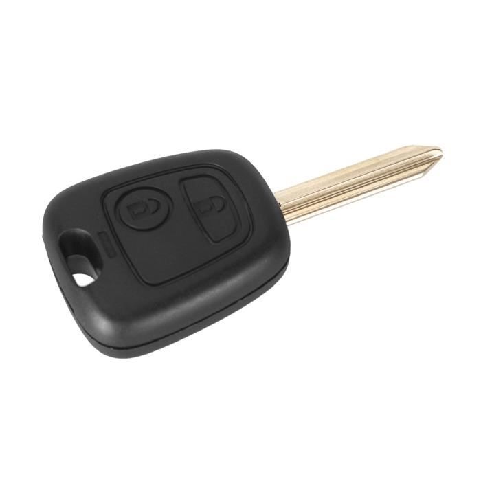 Корпус ключа для Citroen Berlingo Picasso Saxo Xsara Peugeot Partner Expert - 2 кнопки - Пульт дистанционного управления Plip Phonillico®