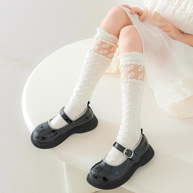 Baby Girls Socks Toddler Newborn Stocking White Socks Kids Japanese Stocking Lace Summer Girls Outdoor Accessories