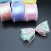 Flower Bouquet Wrapping Roll of Satin Ribbon Mesh Fabric Tulle Ribbon Fashion Korean Ribbons