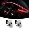 2/4pcs Car Door LED Logo Projector  lights HD Welcome Light 3D Laser Ghost Shadow Light for Tesla Model Y 3 S X car Accessory
