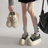 Women's Petite Platform Sneakers, Thick Sole, Height-Increasing, Spring/Summer 2025 Casual Shoes