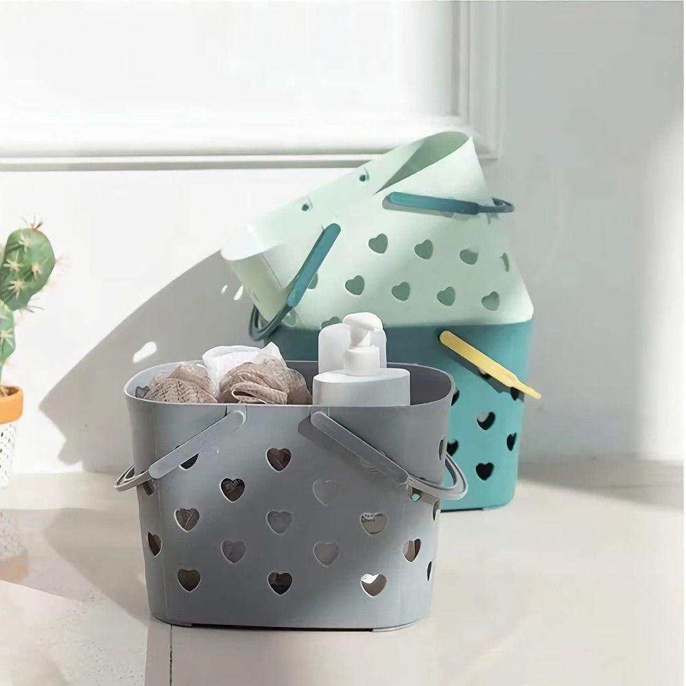 Пластиковая корзина для душа большой вместимости с дренажем, корзина для туалетных принадлежностей, новый органайзер для студенческого общежития