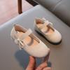 Милые туфли Мэри Джейн для девочек, однотонные, 2024, новые мягкие детские туфли, универсальные нескользящие детские мокасины для вечеринок, свадебных шоу