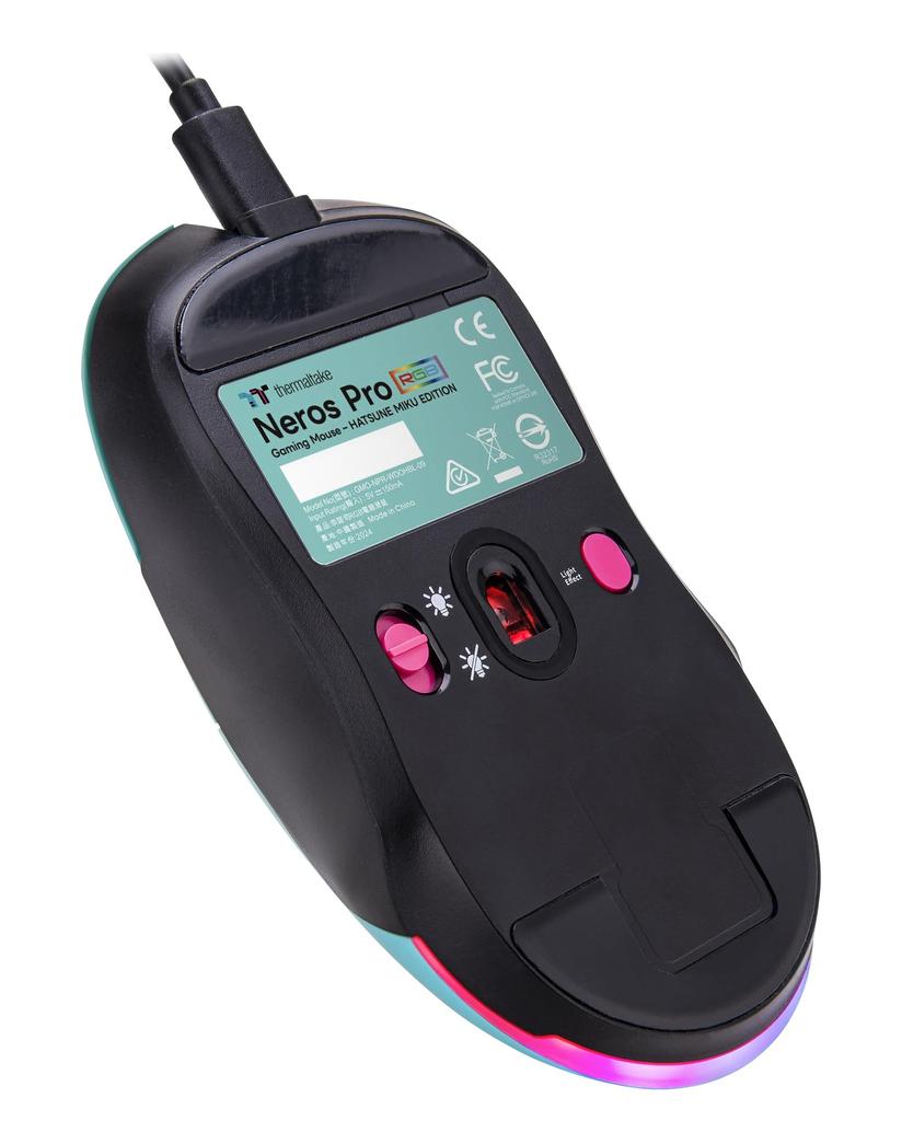 Thermaltake Neros Pro RGB Hatsune Miku Edition USB-проводное подключение игровая мышь с функцией RGB Hatsune Miku Edition MS0706 GMO-NPR-WDOHBL-09