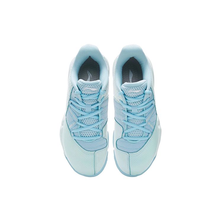 Кроссовки для бадминтона Li Ning Competition Shock Absorbing Non-Slip с низким верхом, женские, синие, AYTP044-12