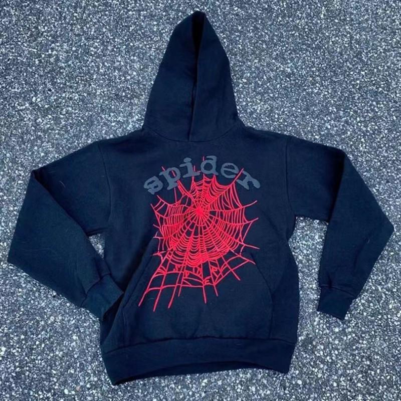 Sp5der Hoodie Y2K Streetwear Printed Sweatshirt Men Women Couple