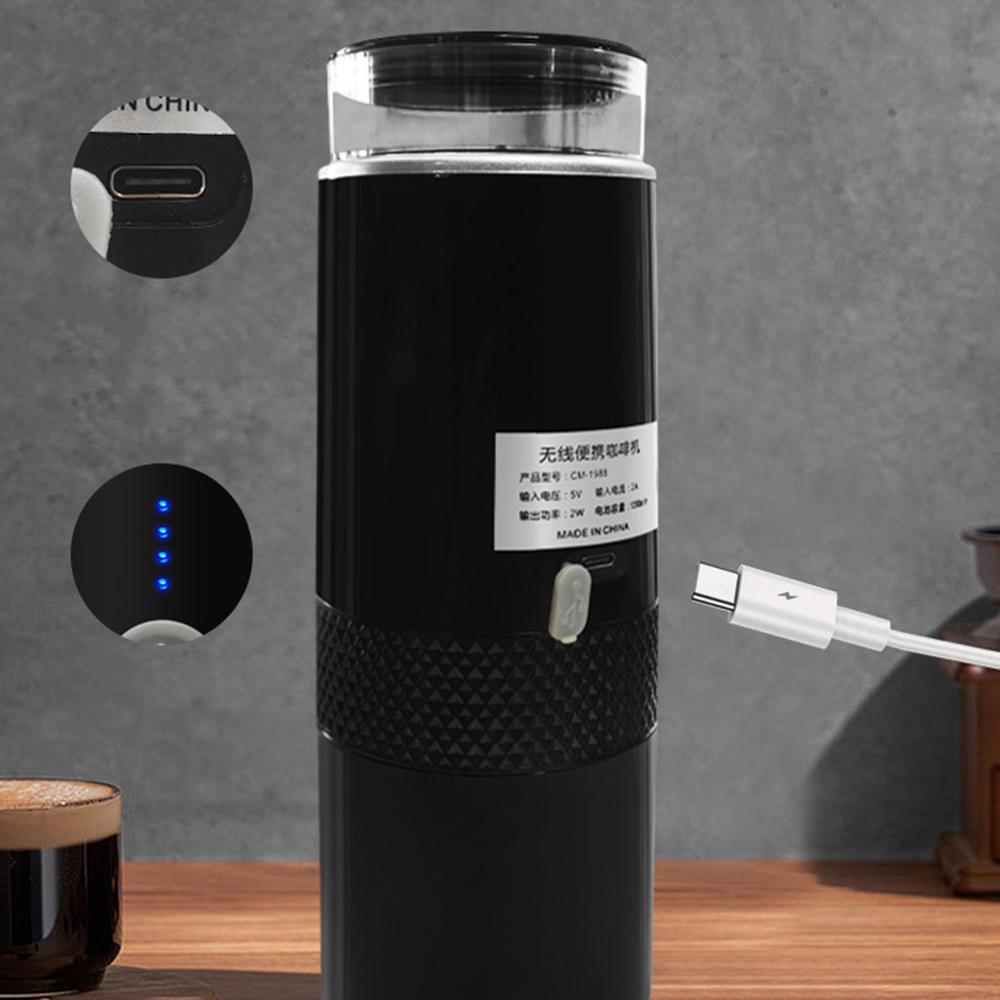 Кофеварка с зарядкой через USB, Дорожная автомобильная кофемашина, Портативная электрическая кофемашина, Беспроводная кофемашина в капсулах