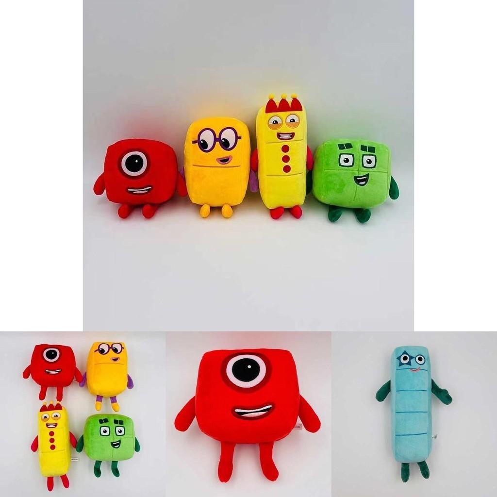 Плюшевая кукла Numberblocks Мягкая и милая мягкая игрушка для детей Обучающая и веселая