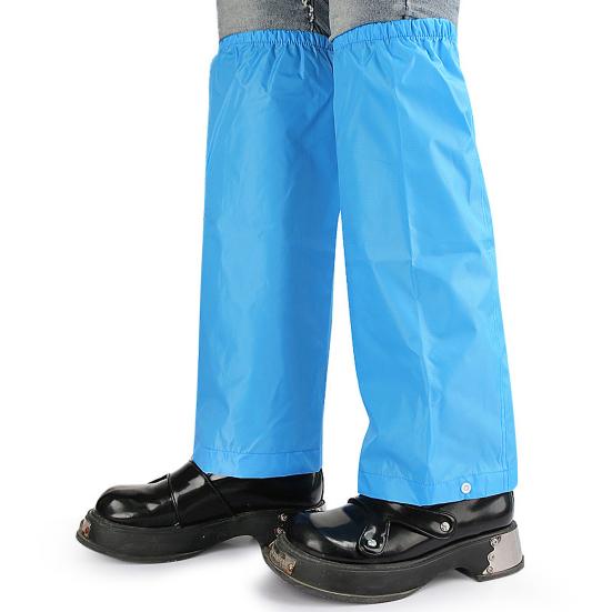 1 пара гетр для ног на открытом воздухе, водонепроницаемый, ветрозащитный, с застежкой-кнопкой, эластичный, для мужчин и женщин, для походов, скалолазания, охоты, велоспорта, защитный чехол