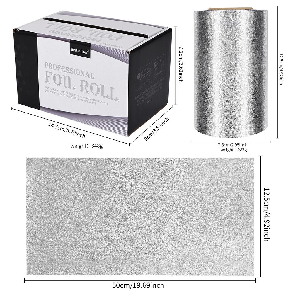 30/50 Meter Long Aluminum Foil Tin Foil Barber Shop Specific Disposable Perm Hair Dyeing Tin Foil Hair Styling Tool