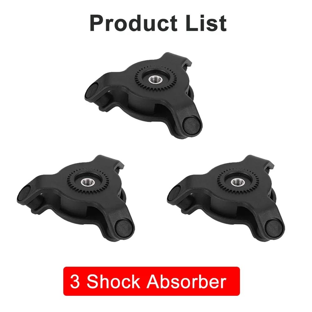 Держатель для телефона для мотоцикла, велосипеда, противоскользящий амортизатор, подставка-держатель для телефона, вращающийся на 360°, противоударный, кронштейны для крепления телефона на руль