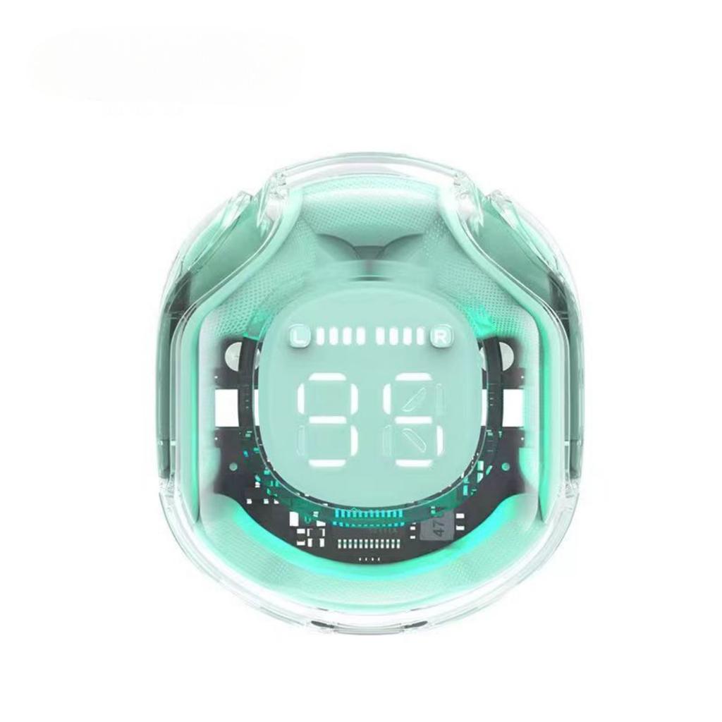 Полностью беспроводные наушники с LED-дисплеем заряда батареи и эргономичным дизайном