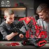 Mould King 17070/17071 Технический автомобильный строительный блок с дистанционным управлением R9800 Сборка модели экскаватора Грузовик Кирпич Детский рождественский подарок