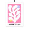 Скандинавский Минимализм Настенное Искусство Розовый Матисс Баухаус Цветочный Рынок HD Холст Постер Принт Домашнее Украшение Спальня Гостиная