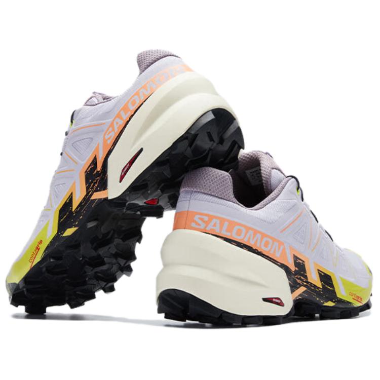 SALOMON Speedcross 6 Comfortable Mesh Low Top Trail Running Shoes Women Sneaker Orchid Light-Purple 474660
