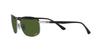 RB3671CH Sunglasses BLACK ON DARK GREEN LENS 60 Ray-Ban Men's SILVER/POLAR