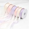 Hibiscus Satin Transparent Glass Yarn Mesh Yarn Ribbon Flower Cake Ribbon Colorful Ribbon Bow Material Ribbon Bow DIY Flower Handmade