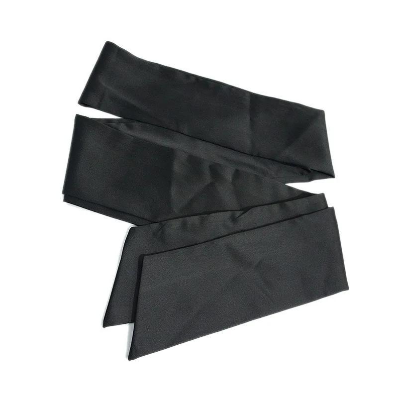 Ladies' Belts Are Decorated with Burgundy Black Silk Wide Waist Seal and Long Ice Silk Lace Soft Accessories Belt