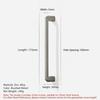 Alloy Wardrobe Door Handle Nickel Brushed Cabinet Pull Handle  for Cabinet Wardrobe Drawer