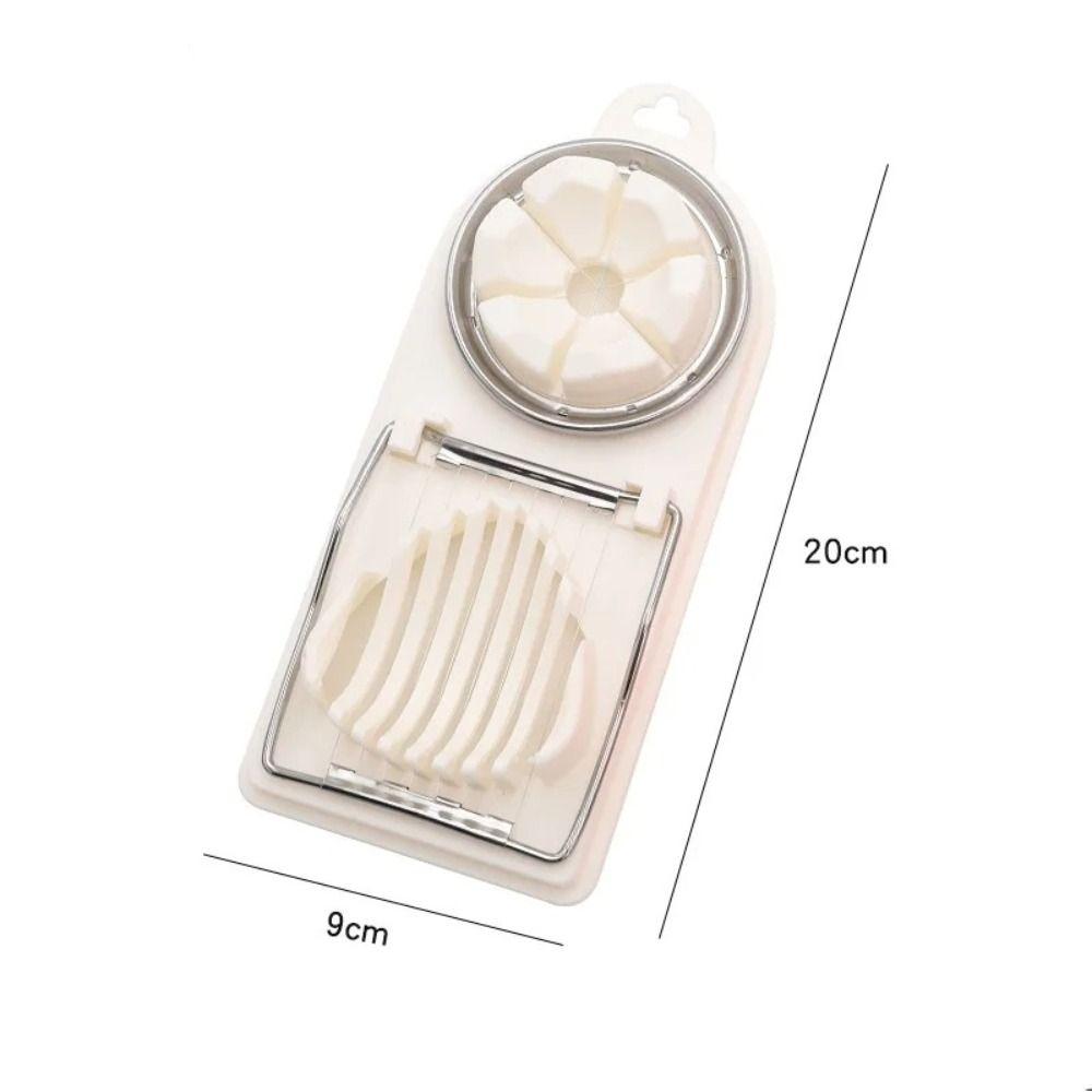 Multifunctional Egg Slicer Sectioner PP Cutter Mold New Egg Cutter