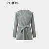 PORTS Women's Hooded Wool Blend Coat