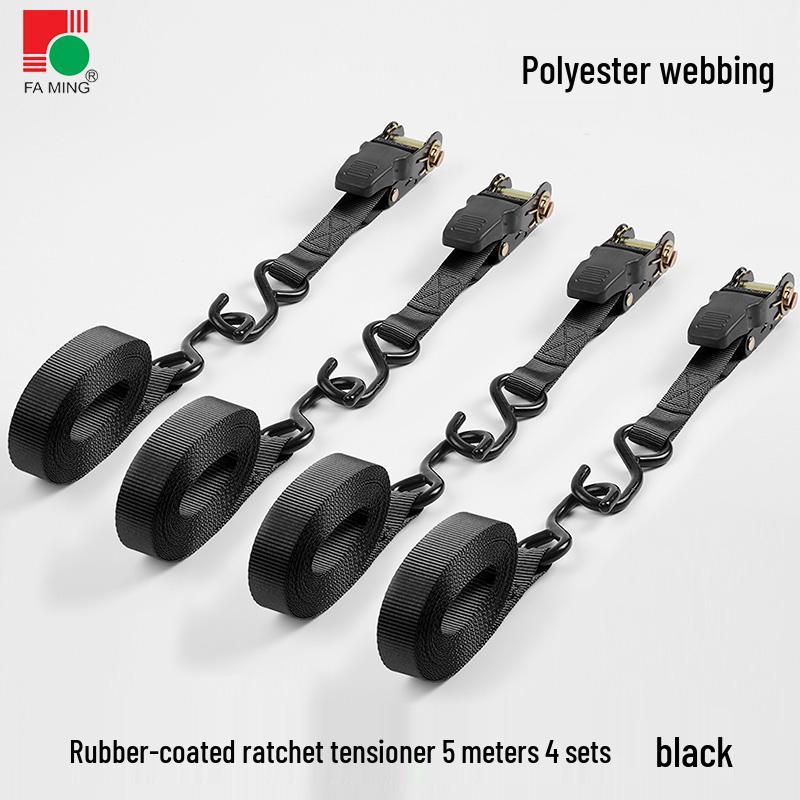 25-мм Полиэстеровые Ременные стяжки с трещоткой для багажа для самостоятельного вождения по бездорожью