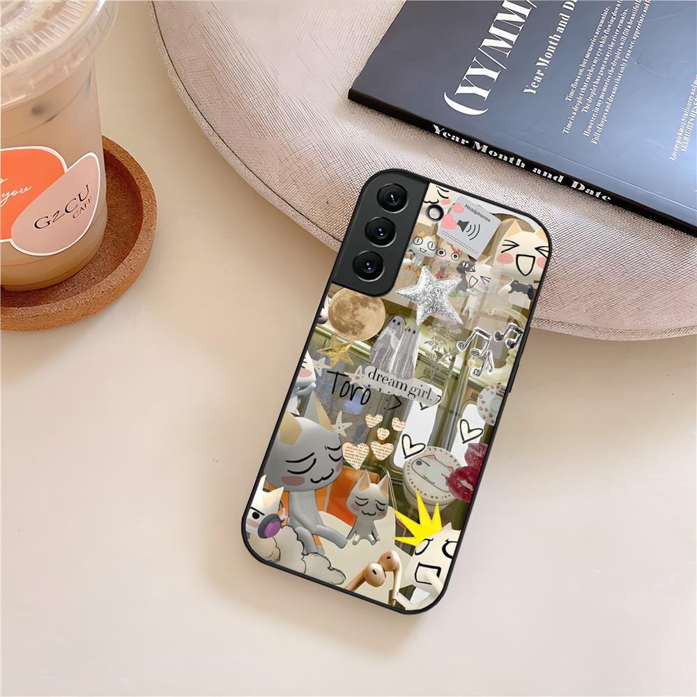 Мультяшный Иноуэ Торо Милый Чехол для Телефона Стекло Для Samsung Galaxy S25 S23 S24 S21 S22 S20 Ultra Fe Plus A15 A14 Чехол