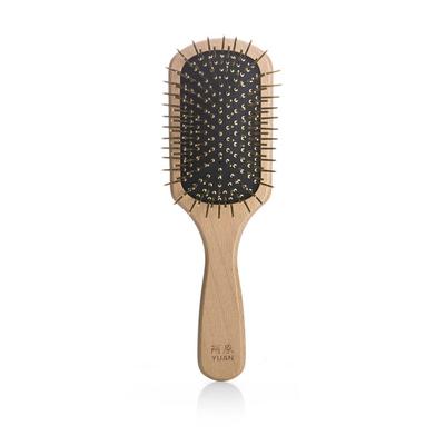 Paddle Golden 24K Scalp Красивая блестящая щетка Ahara/YUAN, расческа, покрытая, расческа, роскошь, волосы,