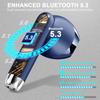 Беспроводные Bluetooth-наушники Самые популярные Bluetooth-наушники с 42 часами работы по Bluetooth Автоматические IPX7 ENC Шумоподавление Звук Быстрые Светодиодные Компактные и Совместимые с