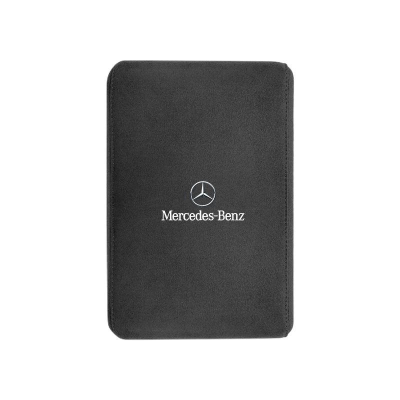 GLC GLB Car Armrest Box Heighten Mat Suede Hand Pad For Mercedes Benz AMG GLC W203 W206 W220 W205 W211 W212 W201 W210 W108 W168