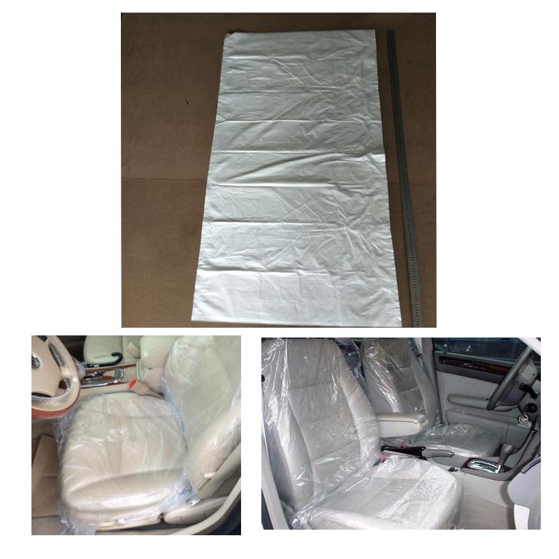 10pcs Disposable Car Seat Cover Protection Plastic Vehicle Maintenance Waterproof Seat Covers Prevent Dust Dirt