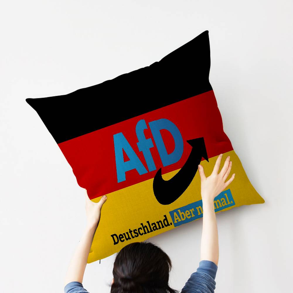 AFD Альтернативный Флаг Германии Подушка Аниме Подушка Подушка для изголовья дивана Чехол для подушки Чехол для подушки 45x45 см Мода