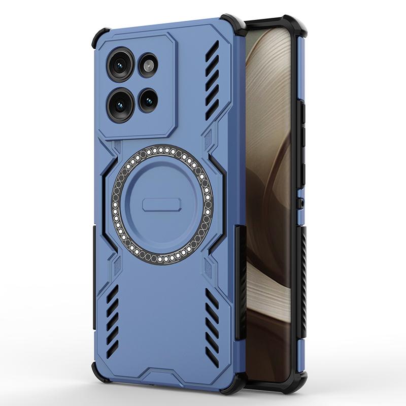 KEYSION Полый чехол для отвода тепла для Motorola Edge 50 5G 50 Neo Магнитное охлаждение Ударопрочный чехол для телефона для Edge 50 Fusion