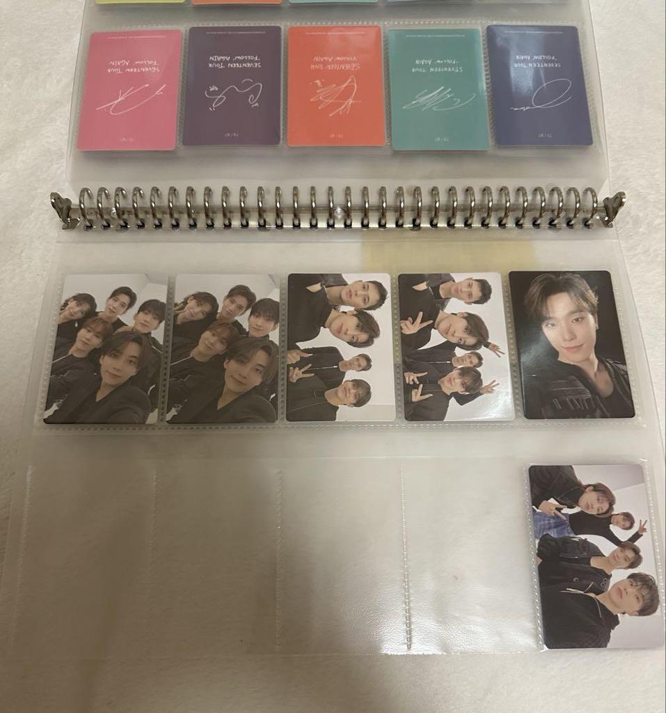 [USED] SEVENTEEN Follow Again Seoul Concert Trading Cards Semi-complete