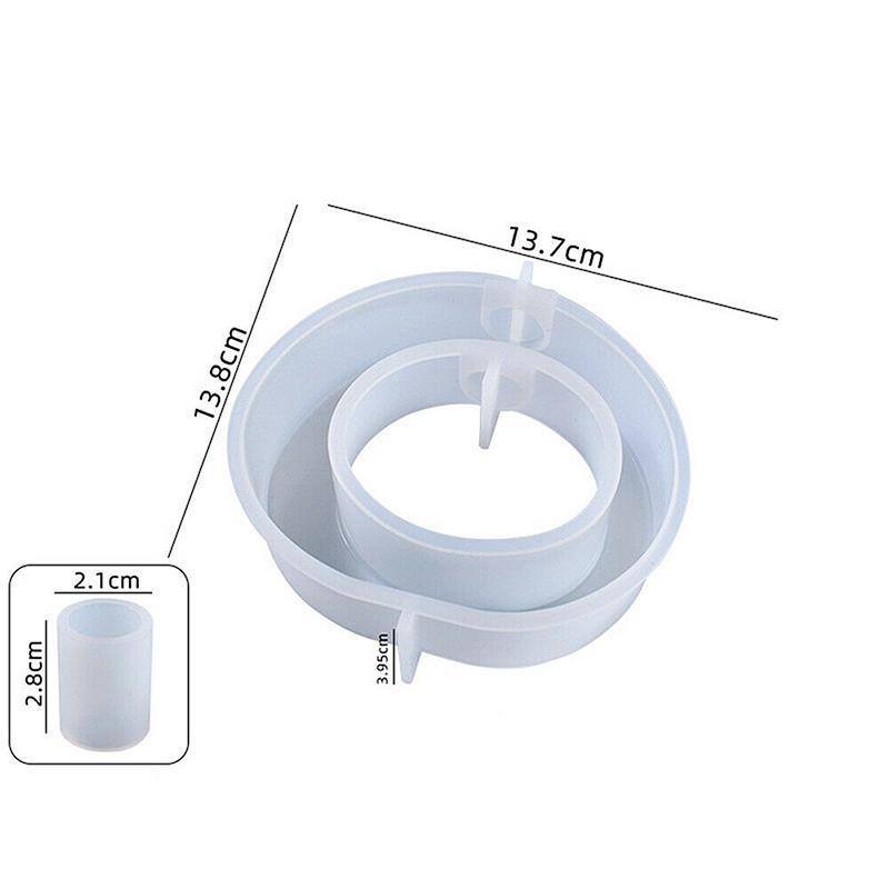 WCIC новая кристальная форма для рукоделия из эпоксидной смолы, украшение дома, силиконовая форма, ручной инструмент, современная ваза, гидропоника, ветка цветов