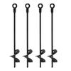 4pcs Trampoline Stakes Ground Anchors Hinds Wind Trampoline Anchors for Camping Tents, Fence Posts, Trampolines, Gazebos
