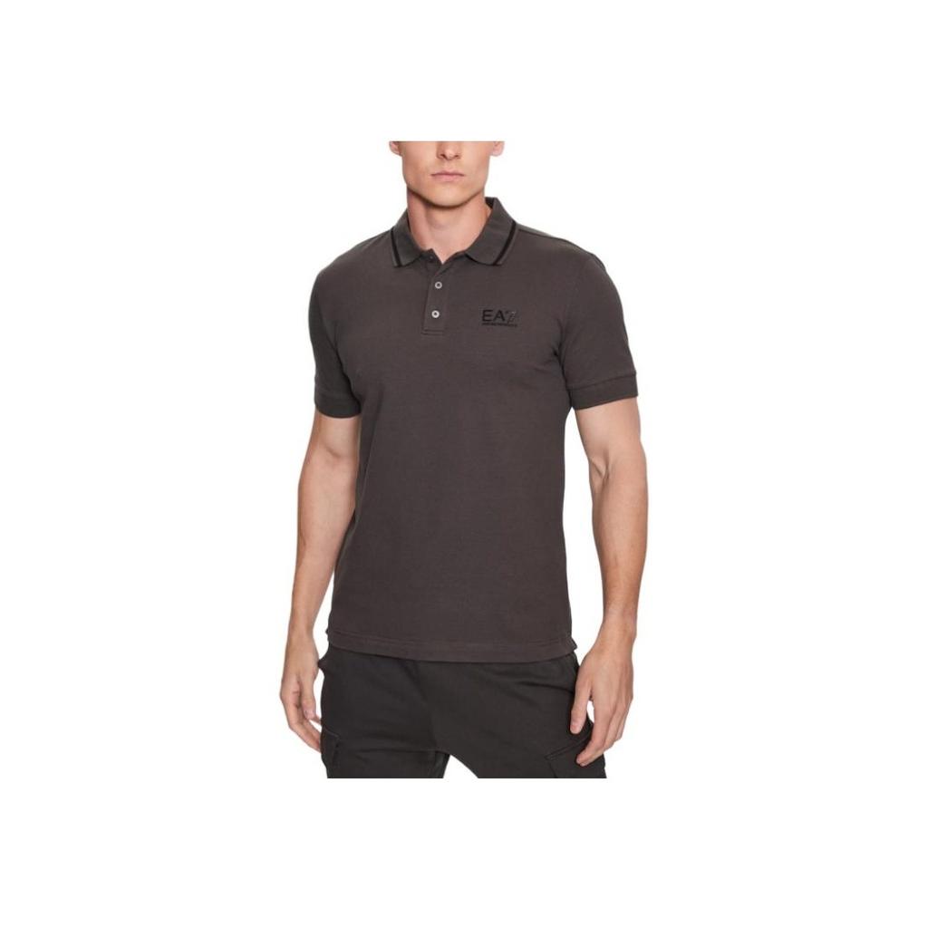 Emporio Armani Мужская футболка-поло с коротким рукавом EA7 с узором из букв 8NPF06-PJ04Z-1997