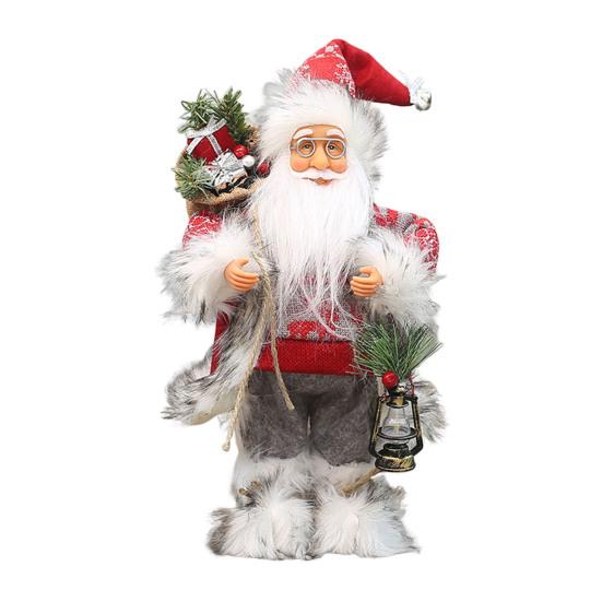 Санта Рождественское украшение 12-дюймовая фигурка ручной работы для елки, каминной полки, классический праздничный коллекционный подарок, рождественский праздничный настольный декор