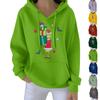Women's Christmas Hoodie Funny Cute Christmas Holiday Sweatshirt Pullover